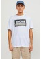 Jack &Amp Jones Jcologan Tee Ss Crew Neck Beyaz Erkek Kısa Kol T-Shirt 000000000101961644