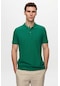 D's Damat Regular Fit Yeşil Polo Yaka Nakışlı T-Shirt 4Hc14Ort51000