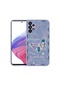 Tecno-Samsung Galaxy Uyumlu A13 4g - Kılıf Desenli Sert Mumila Silikon Kapak - Lilac Flower