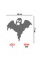 Hayalet Sticker Model 2 - Oto Sticker - Araba Sticker - Araç Sticker - 20cm X 17cm - Gri