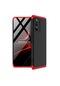 Kilifone - Xiaomi Uyumlu Mi 11i - Kılıf 3 Parçalı Parmak İzi Yapmayan Sert Ays Kapak - Siyah-kırmızı