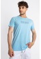 Adam Boxes Baskılı O-yaka T-shirt Girasol - Açık Mavi-açik Mavi