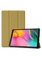 Kilifone - Galaxy Uyumlu Galaxy Tab A 10.1 2019 T510 - Kılıf Smart Cover Stand Olabilen 1-1 Uyumlu Tablet Kılıfı - Gold