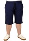 Mode Xl Büyük Beden Erkek Kapri Straight Basic 20500 Indigo 001
