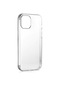 Kilifone - İphone Uyumlu İphone 12 Mini - Kılıf Dört Köşesi Renkli Arkası Şefaf Lazer Silikon Kapak - Gri