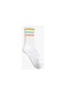 Koton Basic Soket Çorap Şerit Detaylı Beyaz 3sak80016aa 3SAK80016AA000