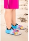 Kiko Kids Summer Havuz Plaj Kız Çocuk Deniz Ayakkabısı 7531 Mavi Mavi