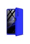 Noktaks - Realme Uyumlu Realme 6 - Kılıf 3 Parçalı Parmak İzi Yapmayan Sert Ays Kapak - Mavi