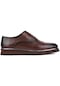 Shoetyle - Kahverengi Deri Bağcıklı Erkek Klasik Ayakkabı 250-2030-785-kahverengi