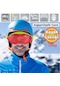 Kayak Gözlüğü Değiştirebilir Camlı Antifog Güneş Kar Gözlük Snowboard Glasses Kırmızı