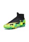 Snapbuy Erkek Yüksek Top Başak Kaymaz Antrenman Sporu Futbol Ayakkabısı Siyah - Yeşil
