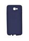 Noktaks - Samsung Galaxy Uyumlu A7 2017 - Kılıf Mat Renkli Esnek Premier Silikon Kapak - Lacivert