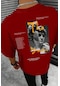 Unisex The Dream Baskılı Tasarım Tshirt Kırmızı