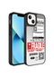 Noktaks - iPhone Uyumlu 13 - Kılıf Aynalı Desenli Kamera Korumalı Parlak Mirror Kapak - Fragile