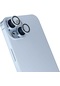 Noktaks - iPhone Uyumlu 15 Plus - Kamera Lens Koruyucu Cl-13 - Baby Blue
