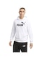 586688-02 Puma Ess Big Logo Hoodie Tr Erkek Sweat White Beyaz
