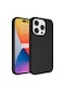 Ekılıf - İphone 15 Pro Max Uyumlu Kılıf İçi Kadife Koruucu Lansman Lsr Kapak - Siyah