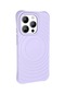 Noktaks - iPhone Uyumlu iPhone 14 Pro Max - Kılıf Magsafe Şarj Özellikli Airbagli Mat Görünümlü Hepi Kapak - Lila