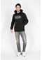 Washington Erkek Kapüşonlu Sweatshirt Siyah-20481 Siyah
