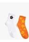 Koton 2'li Çiçekli Soket Çorap Seti Multıcolor 3wak80454aa 3WAK80454AAMIX