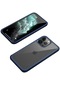 Kilifone - İphone Uyumlu İphone 13 Pro Max - Kılıf 360 Full Koruma Ön Ve Arka Dor Kapak - Lacivert