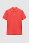 Ds Damat Regular Fit Flamıngo Pembe Pike Dokulu %100 Pamuk Kıvrılmaz Polo Yaka Nakışlı T-shirt 4hc14ort51000 Pembe