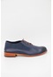 James Franco 840 Erkek Klasik Ayakkabı - Lacivert-lacivert
