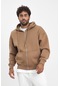 Weyeze Üç İplik Şardonlu Fermuarlı Sweat Af-k88505lns- Vizon