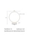 Morden Led Okuma Masası Masa Lambası Yatak Odası Lambaları Başucu Çalışma Odası İskandinav Modası Alüminyum Ev Dekorasyonu Halka Daire High Quality En Iyi Kalite Beyaz-sıcak Beyaz Abd Fişi