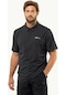 Jack Wolfskin Delgami Polo M Erkek T-shirt-28385-siyah Siyah