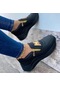 Siyah Kadın Tıknaz Spor Ayakkabı 4 Renk Düz Renk Platform Ayakkabılar Kalın Alt Fermuar Kadın Vulkanize Ayakkabı Spor Ayakkabı