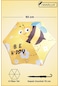 Marlux Fiber 6 Telli Dayanıklı Özel Tasarım Çocuk Şemsiyesi Mutlu Arı Desenli Mar1099 - Erkek Çocuk