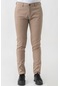White Stone Adliswil P1011 Slim Fit Pamuklu Amasra Pantolon - Bej