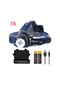 Güçlü Led İndüksiyon Far Usb/dc Şarj Edilebilir Far Alüminyum Alaşımlı Açık Su Type 1 With Gift Box Type 1 With Gift Box