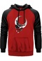 Moon Knight Marc Spector Kırmızı Renk Reglan Kol Sweatshirt