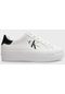 Calvin Klein Kadın Ayakkabı Yw0Yw01393 01W Beyaz-Siyah Beyaz - Siyah