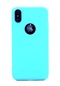 Tecno - İphone Uyumlu İphone X - Kılıf Mat Renkli Esnek Premier Silikon Kapak - Turkuaz