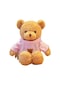 Turki Teddy Ayı Plush Toy Renkli Pillow 30cm Pembe Kazaklı