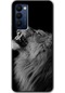 Tecno Camon 18p Kılıf Hd Desen Baskılı Arka Kapak + Kırılmaz Cam - Lion