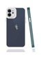 Mutcase - İphone Uyumlu İphone 12 - Kılıf Koruyucu Sert Tarz Mima Kapak - Koyu Yeşil