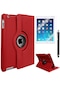 Kilifolsun iPad Uyumlu Mini 5 360 Dönebilen Stand Olabilen Koruyucu Kılıf Kırmızı