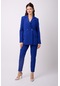 Violevin Er-cool Kadın İkili Ceketli Takım 1000-38-saks Mavi