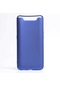 Noktaks - Samsung Galaxy Uyumlu Galaxy A80 - Kılıf Mat Renkli Esnek Premier Silikon Kapak - Saks Mavi