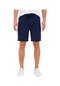 Adams Erkek Reflektör Logo Regular Fit Cepli Spor Şort Navy