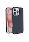 Noktaks - İphone 16 Pro Uyumlu - Kılıf İçi Kadife Koruucu Lansman Lsr Kapak - Lacivert