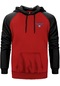 Atlanta Hawks Logo Kırmızı Renk Reglan Kol Sweatshirt
