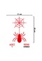 Örümcek Sticker Model 3 - Oto Sticker - Araba Sticker - Araç Sticker - 17cm X 30cm - Kırmızı