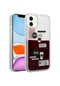 Mutcase - İphone Uyumlu İphone 12 - Kılıf Desenli Sıvılı Drink Silikon Kapak - No2