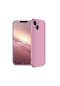 Noktaks - iPhone Uyumlu 13 Mini - Kılıf 3 Parçalı Parmak İzi Yapmayan Sert Ays Kapak - Rose Gold