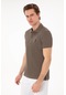 U.s. Polo Assn. Erkek Vizon Tişört Basic 50298041-vr052 Vizon